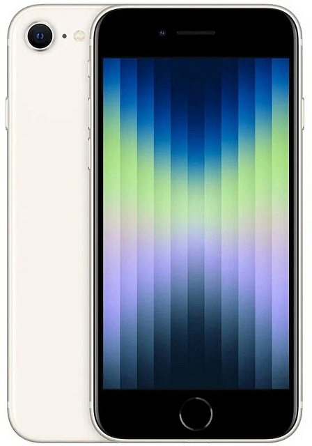 Смартфон Apple iPhone SE 2022 128 ГБ, Starlight
