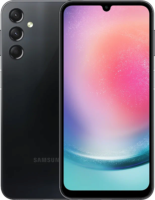 Смартфон Samsung Galaxy A24 4/128 ГБ, Чёрный
