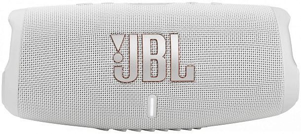 Портативная акустика JBL Charge 5, 40 Вт, белый
