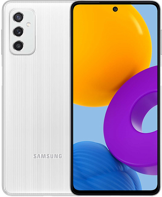 Смартфон Samsung Galaxy M52 5G 6/128 ГБ, белый
