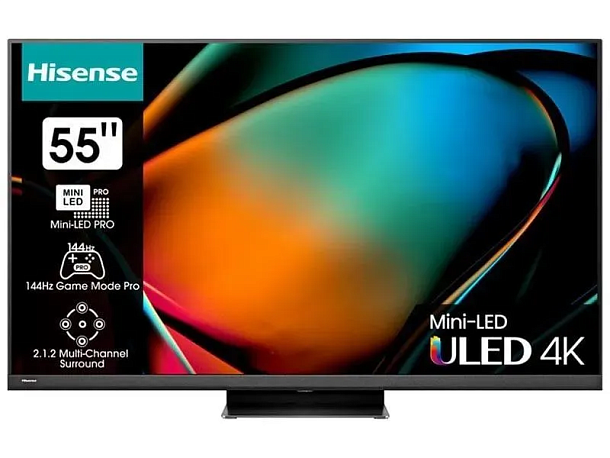 Телевизор MINI-LED HISENSE 55U8KQ
