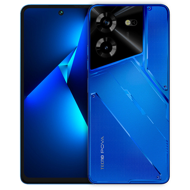 Смартфон TECNO POVA 5 8/128 Гб, Hurricane Blue
