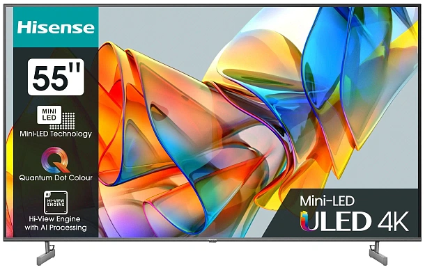 Телевизор MINI-LED HISENSE 55U6KQ
