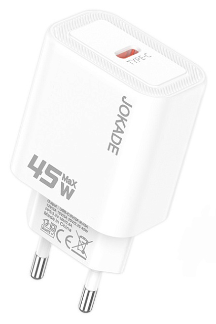 СЗУ Блок Type-C 45W JOKADE JB136 White
