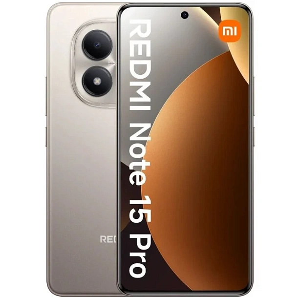 Смартфон Xiaomi Redmi Note 15 Pro 12/256 ГБ Титановый

