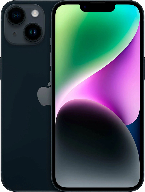 Смартфон Apple iPhone 14 128 ГБ, тёмная ночь
