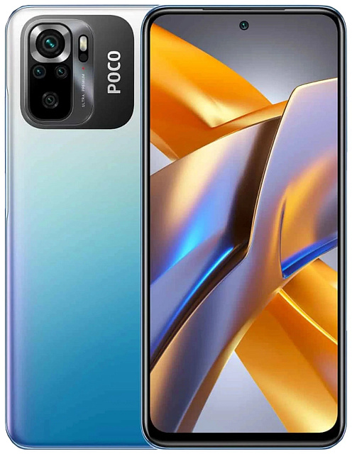 Смартфон Xiaomi POCO M5s 4/128 ГБ Global, Dual nano SIM, синий
