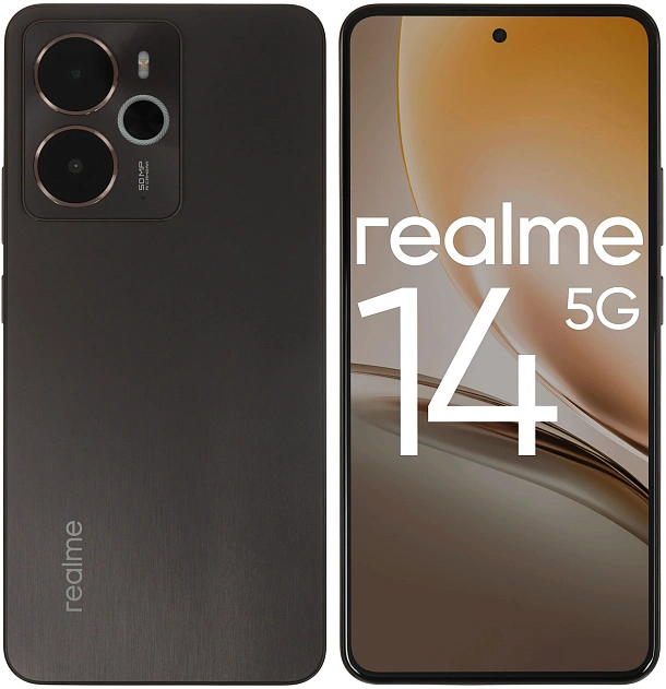 Смартфон Realme 14 12/256 ГБ Графитовый черный
