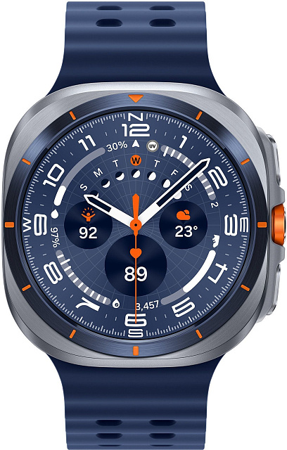 Смарт-часы Samsung Galaxy Watch Ultra (2025) LTE 47 мм, Синий титан
