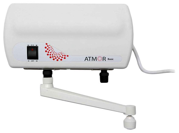 Водонагреватель проточный ARISTON ATMOR BASIC 3,5K кран