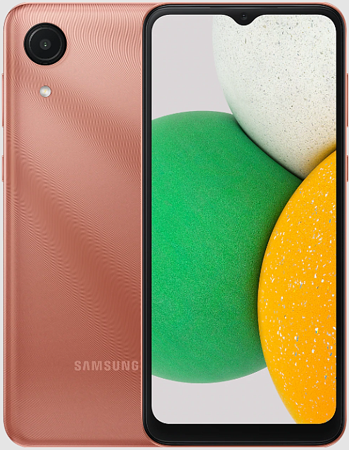 Смартфон Samsung Galaxy A03 Core 32 Гб Бронзовый
