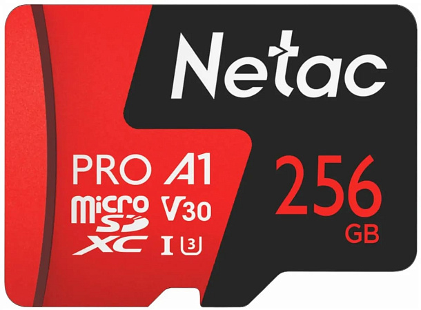 Флэш-карта Micro-SD 256GB Netac P500 Extreme Pro
