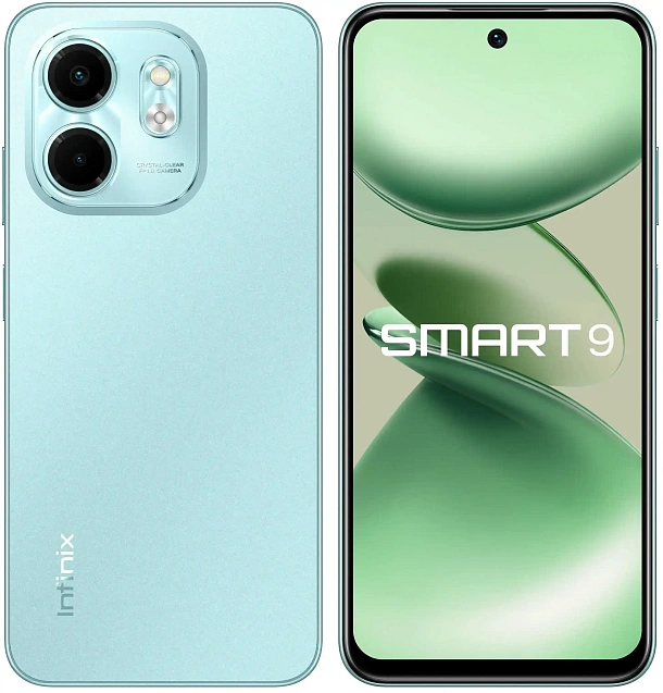 Смартфон Infinix Smart 9 3/128 ГБ, Мятный
