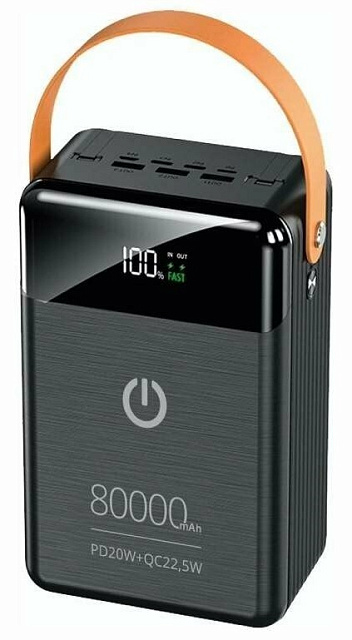 Внешний аккумулятор PERFEO PF_С3699 80000 mAh black
