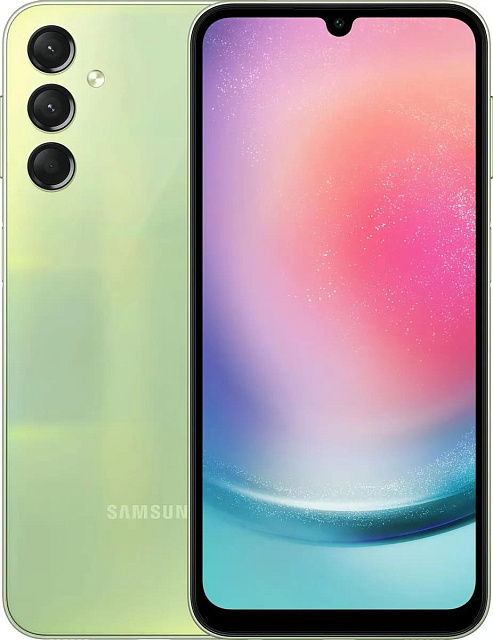 Смартфон Samsung Galaxy A24 4/128 ГБ, Зелёный
